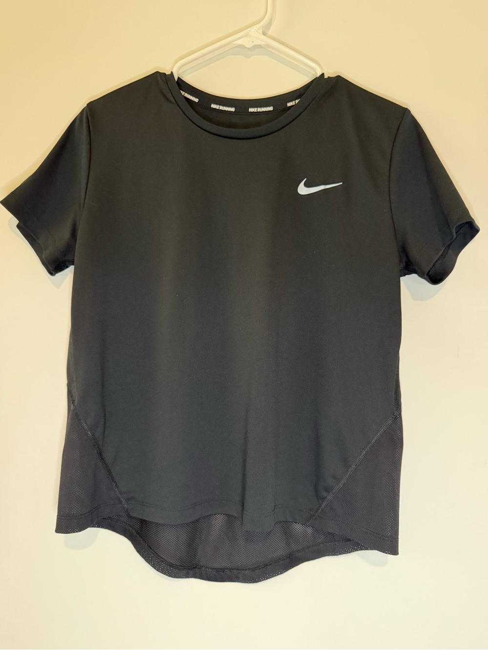 Nike Women's Black Dri-FIT Short Sleeve Training Top